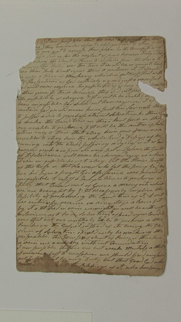 Parson Joseph Thaxter : Book of Sermons 1773